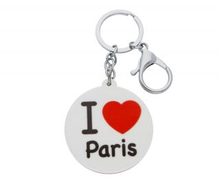 Přívěsek na klíče I Love Paris