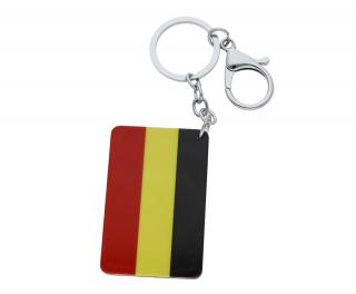 Přívěsek na klíče vlajka Belgie