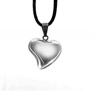 Přívěsek ocelový srdce  + dárkové balení