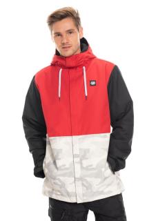 686 pánská zimní bunda Foundation Insulated Jacket red clrblk 19/20  + doprava zdarma Velikost: L