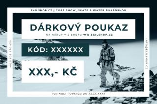 Dárkový poukaz Exilshop.cz 1000 Kč