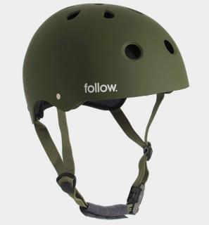 Follow helma wakeboard Pro Helmet Olive 2021  + doručení do 24 hod. Velikost: L