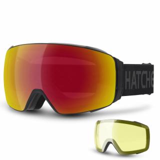 Hatchey zimní brýle Snipe black / full revo black red  + 15% sleva při registraci