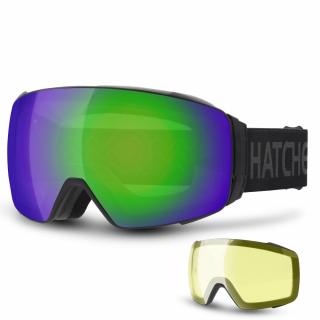 Hatchey zimní brýle Snipe black / full revo green  + 15% sleva při registraci