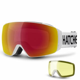 Hatchey zimní brýle Snipe white / full revo black red  + 15% sleva při registraci