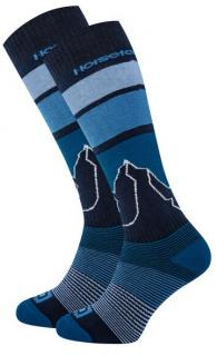 Horsefeathers snowboardové ponožky Blair Thermolite blue  + doručení do 24 hod. Velikost: 11-13