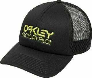 Oakley kšiltovka Factory Pilot Trucker Hat Black/Sulphur  + doručení do 24 hod.