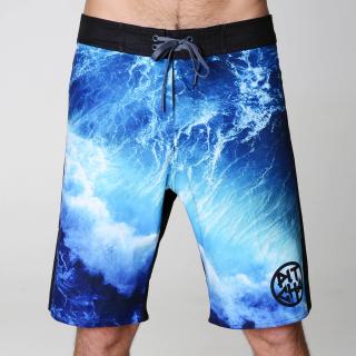 Pitcha šortky SPLASHER BOARDSHORT plavky Black/Blue  + doručení do 24 hod. Velikost: 36