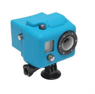 Silikonový obal BK na kameru Gopro 2 modrý