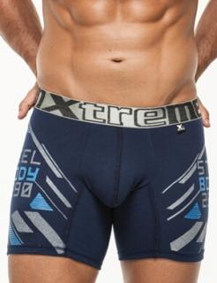 Xtremen boxerky Printed Large Boxer 01 Dark Blue  + doručení do 24 hod. Velikost: L