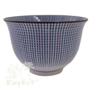 miska Japan porcelán Tokusa Sendan modré pruhy 9cm