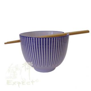 miska porcelán japan style Soba Tokusa blue 12cm