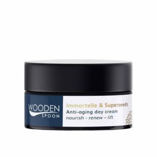 Denný anti-age krém so slamienkou a supersmienkami WoodenSpoon 50 ml