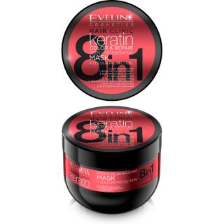 Hair Clinic Keratin Color & Repair 8v1 - Hĺbkovo regeneračná maska na vlasy chrániaca farbu vlasov