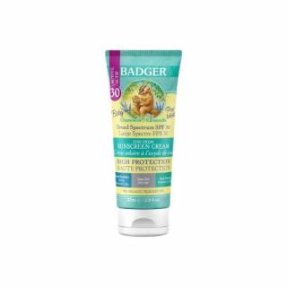 Krém na opaľovanie pre deti bez parfumácie SPF 30 Badger 87ml