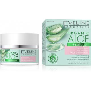 Organic ALOE + COLLAGEN hydratačný a upokojujúci pleťový krém - gél