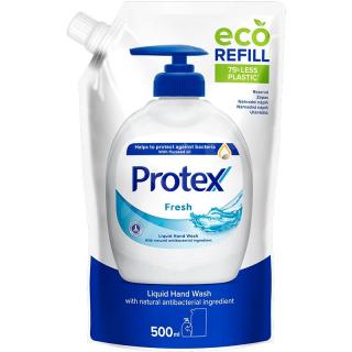 PROTEX tekuté mydlo s prirodzenou antibakteriálnou ochranou náhradná náplň 500 ml Vôňa: Fresh
