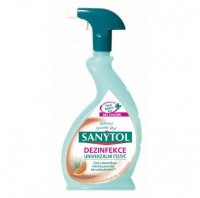 SANYTOL Dezinfekcia, Univerzálny dezinfekčný čistič v spreji s vôňou grapefruitu 500ml