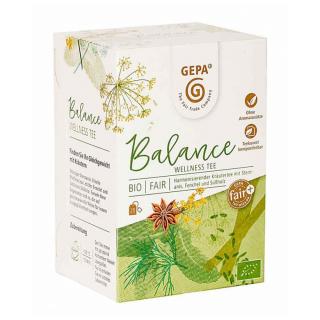 Bio bylinný wellness čaj Balance, porcovaný 20 x 1,5 g