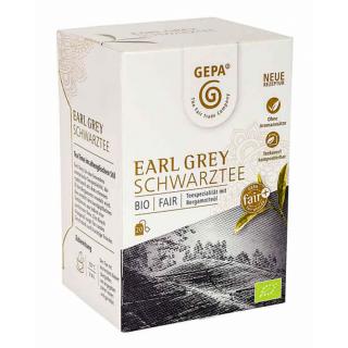 Bio černý čaj Earl Grey, porcovaný 20 x 1,7 g