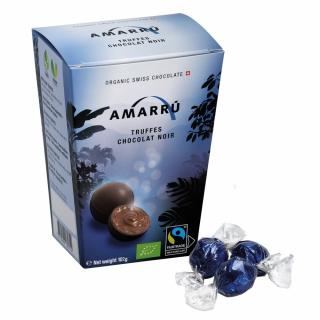 Bio čokoládové lanýže z hořké čokolády Amarrú, 102 g