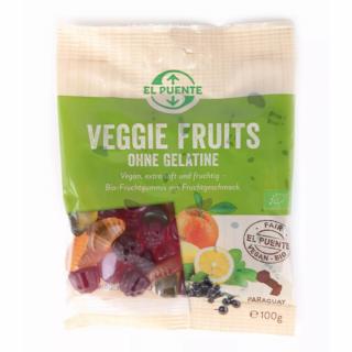 Bio gumové bonbóny bez želatiny Veggie Fruits, 100 g