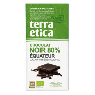 Bio hořká čokoláda Ekvádor 80 %, 100 g