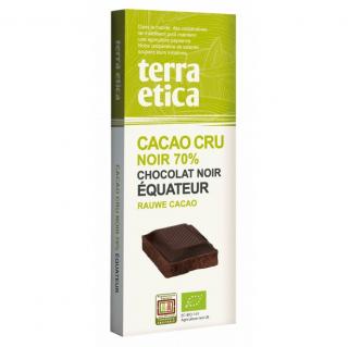 Bio hořká čokoláda se 70 % RAW kakaa z Ekvádoru, 80 g
