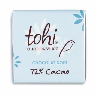 Bio hořká mini čokoláda se 72 % kakaa, 4,5 g