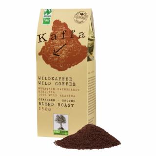 Bio mletá divoká káva Kaffa, světle pražená, 250 g