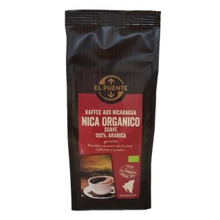 Bio mletá káva Nicaragua Suave zbavená kyselosti, 250 g