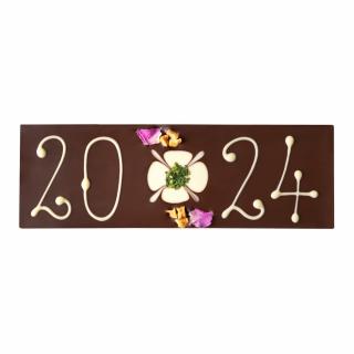 Bio novoroční hořká čokoláda Zotter deluxe s oříšky, 100 g
