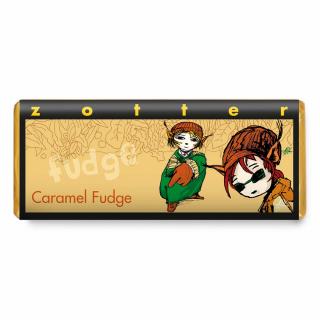 Bio plněná karamelová čokoláda Karamel fudge, 70 g