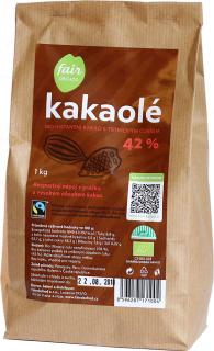 Bio rozpustné kakao Kakaolé 42%, 1 kg
