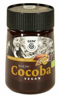 Bio vegan krém Cocoba z hořké čokolády, 400 g