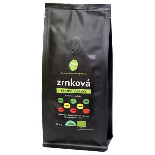 Bio zrnková káva Etiopie Sidamo, 250 g