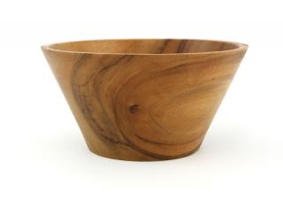 Dřevěná miska z Bali, kónická, 24 cm