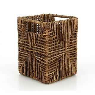Košík Midai z banánové kůry z Jávy, 18x23 cm