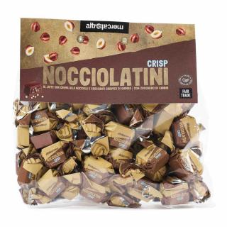Pralinky Nocciolatini s oříšky a quinoou v mléčné čokoládě, 500 g