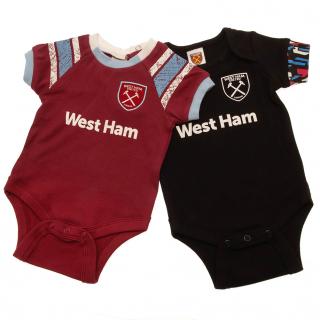 2pack body WEST HAM UNITED 22/23 Shirt Baby: 6/9 měsíců