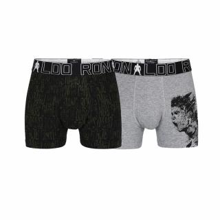 2pack dětské boxerky CR7 grey-face Dětská: 10/12 let