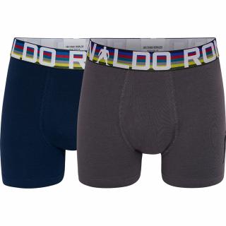 2pack dětské boxerky CR7 navy-grey Dětská: 10/12 let