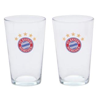 2x sklenice BAYERN MNICHOV Fan Glass