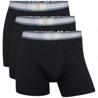 3pack pánské boxerky CR7 Basic black Velikost: L