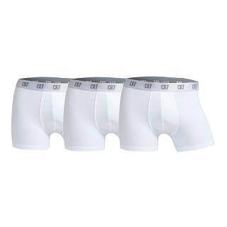 3pack pánské boxerky CR7 Basic white Velikost: L