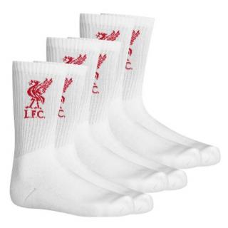 3pack ponožek LIVERPOOL FC white Ostatní: vel. 7-11 UK