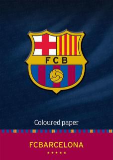 Barevné papíry A4 BARCELONA FC Euco