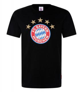 Dětské tričko BAYERN MNICHOV Logo black Dětská: 128