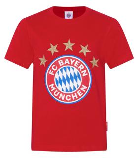 Dětské tričko BAYERN MNICHOV Logo red Dětská: 128