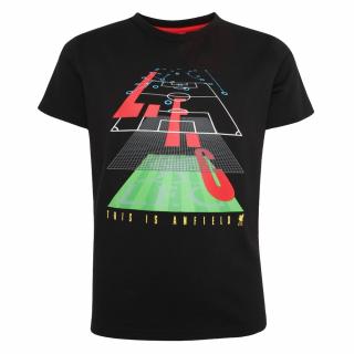 Dětské tričko LIVERPOOL FC Pitch black Dětská: 9-10 let